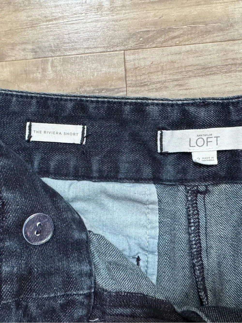 LOFT Denim Short Shorts